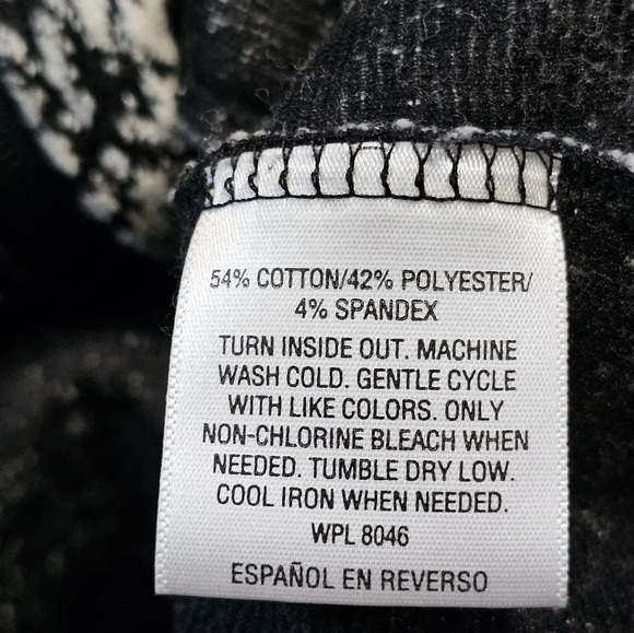 Vintage JM Collection XL Snakeskin Print Zip Jacket Black White Edgy Avant Garde - Picture 5 of 9